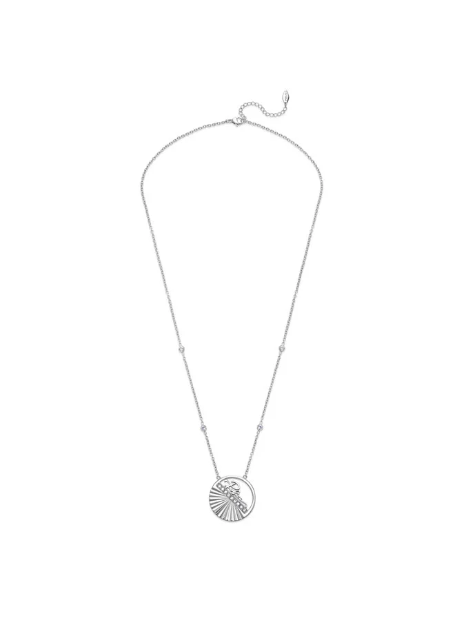 بوليس Seashell Pendant Necklace & Hoop Earrings Gift Set for Women